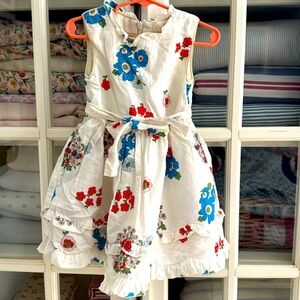 EUC mini boden linen-tulle dress 2/3 and pure perfection!!!